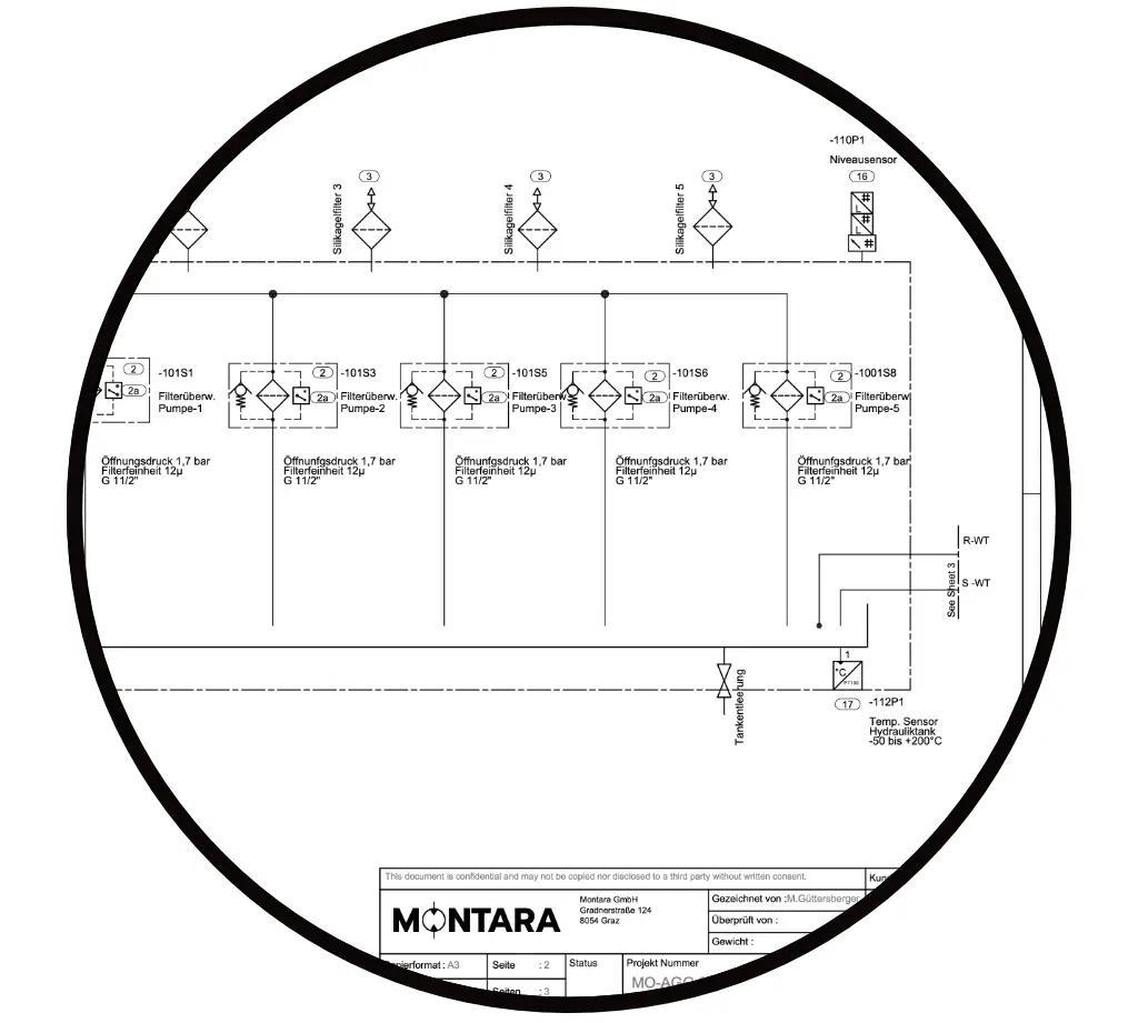 Hydraulik Schaltplan